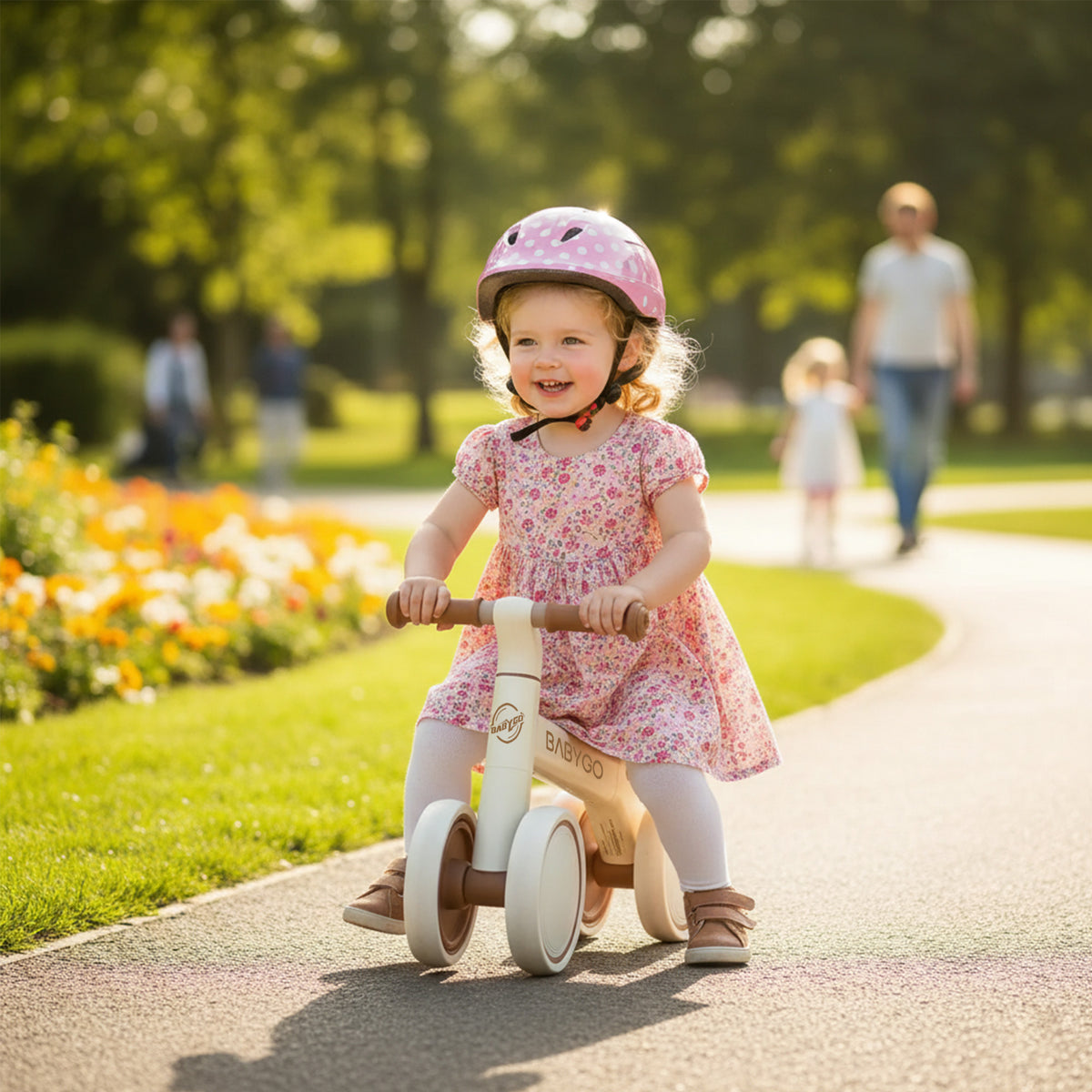 4-wielige loopfiets voor baby's