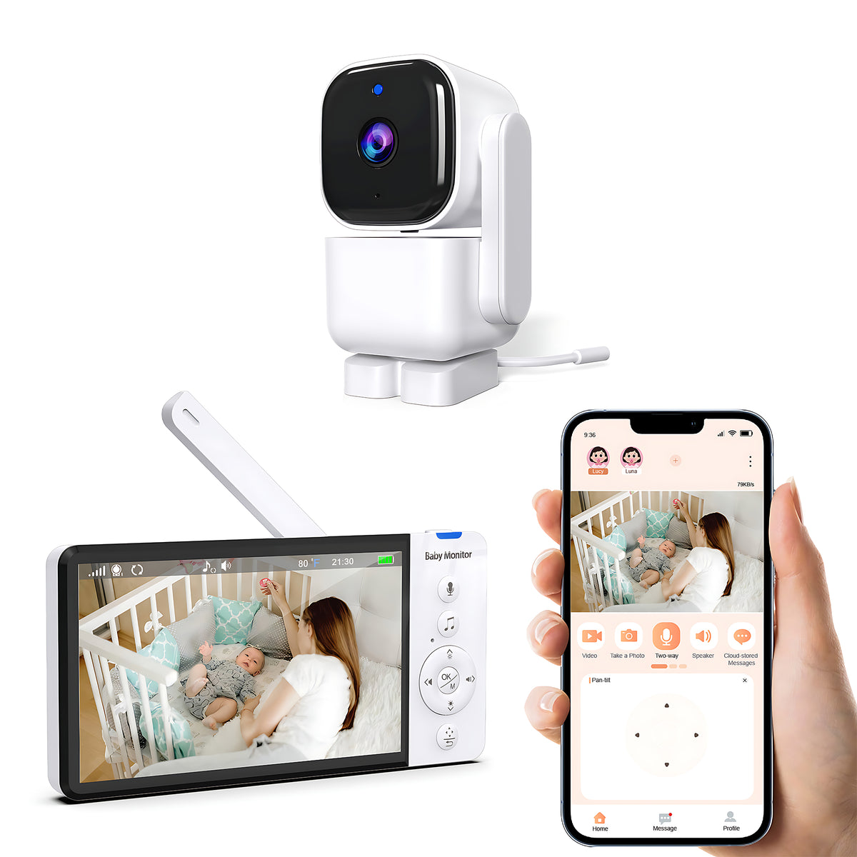 Smart Baby Monitor 5“ HD |App Access