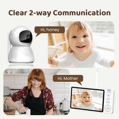 Privacy Baby Monitor 5” | No Wi-Fi | 720P HD