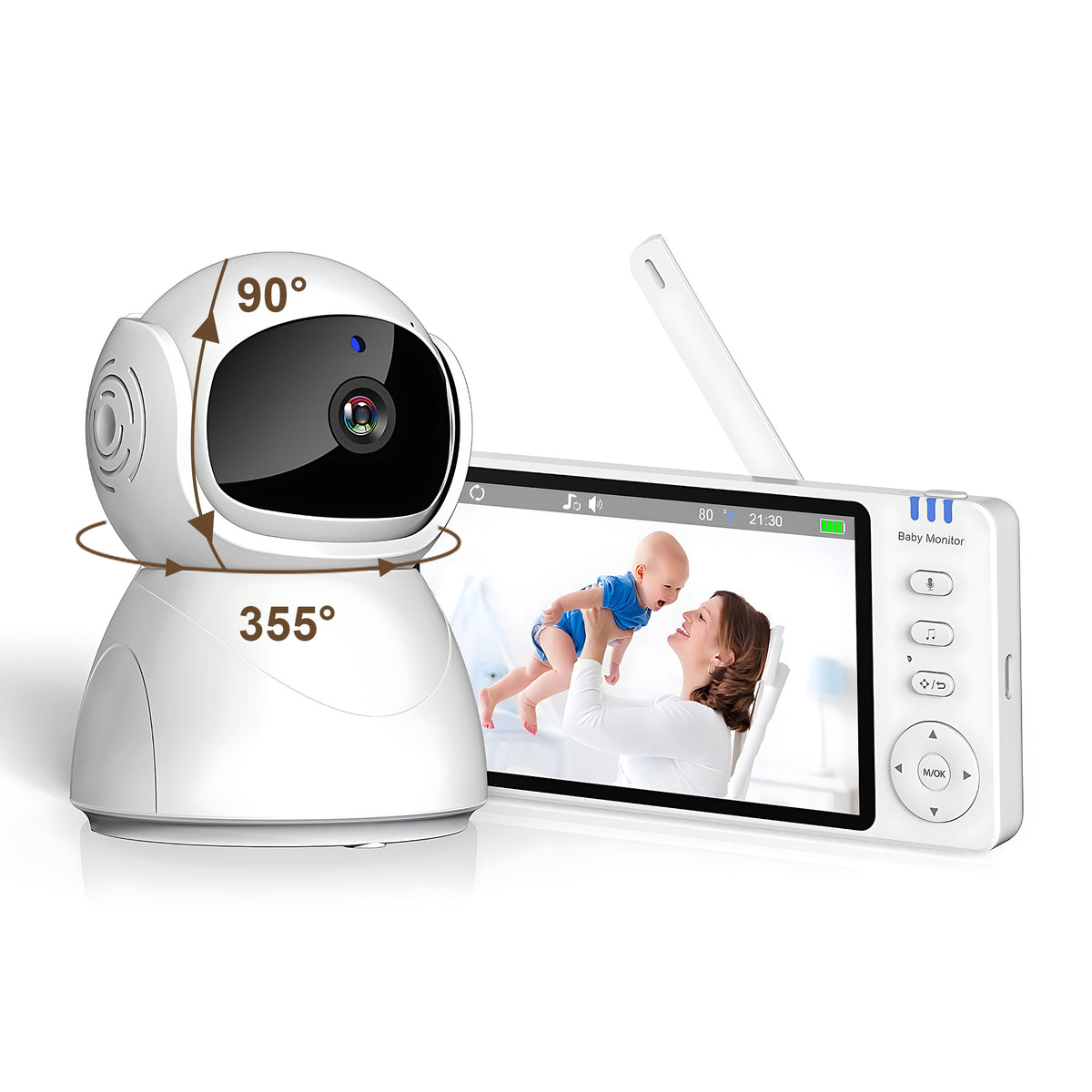 Privacy Baby Monitor 5” | No Wi-Fi | 720P HD