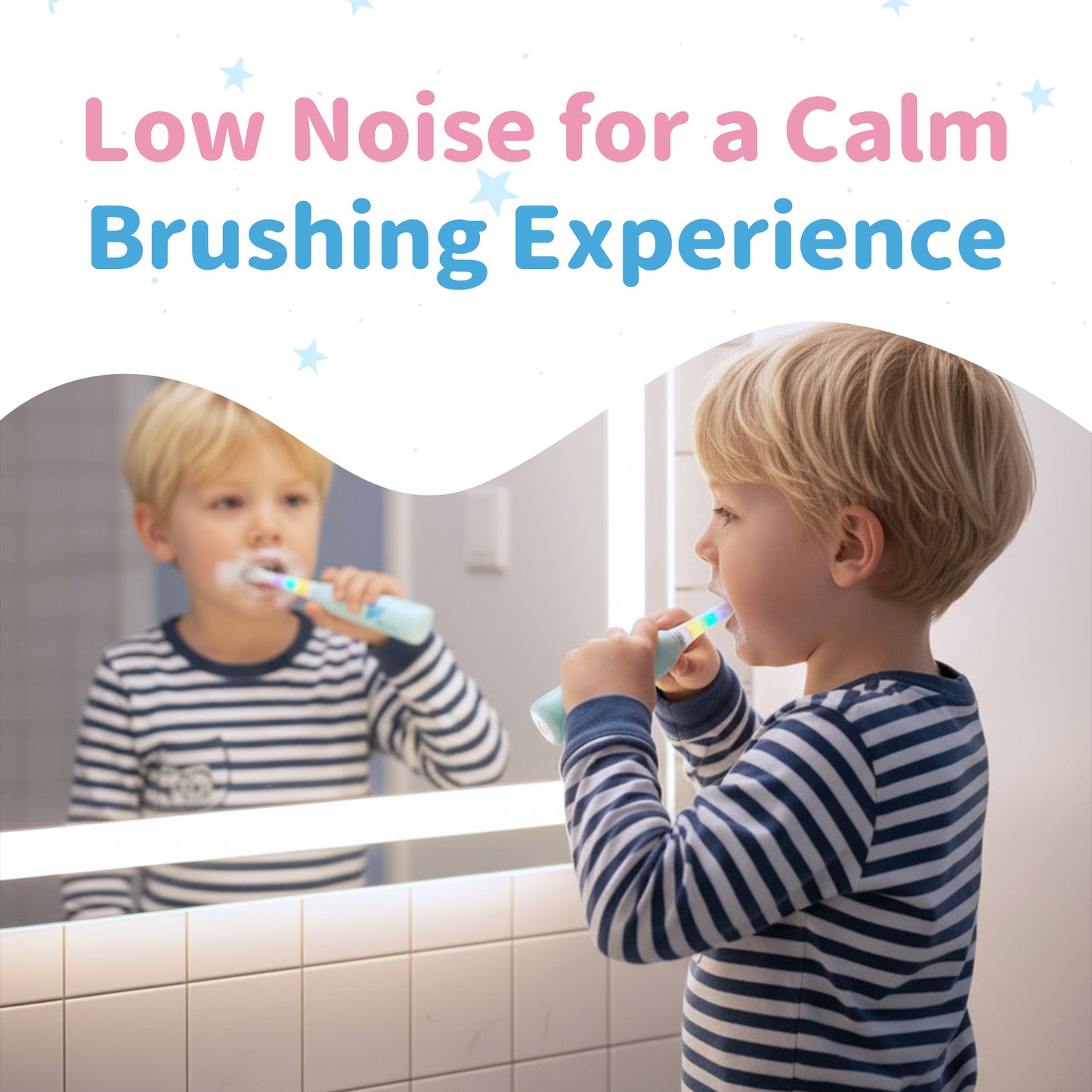 Cartoon Kids Electric Toothbrush for Ages 0–6