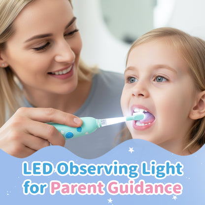 Cartoon Kids Electric Toothbrush for Ages 0–6