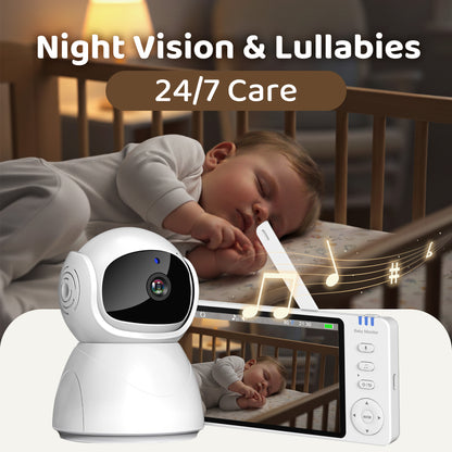 Privacy Baby Monitor 5” | No Wi-Fi | 720P HD