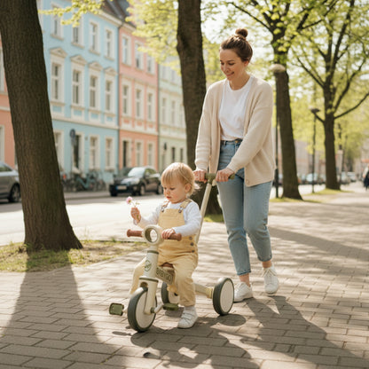 3-in-1 converteerbare driewieler met afneembare pedalen