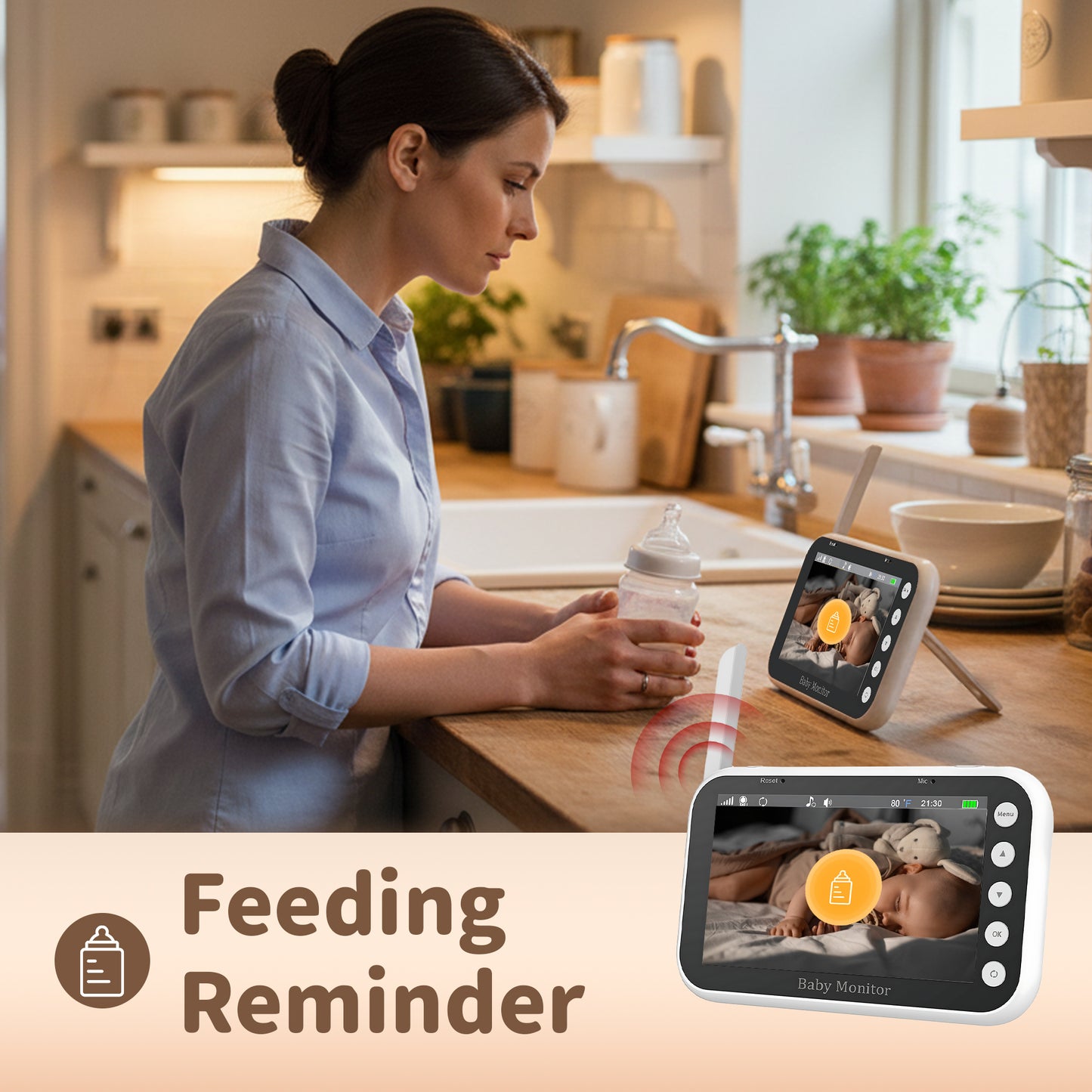 Privacy Baby Monitor 4.3 Inch | No Wi-Fi