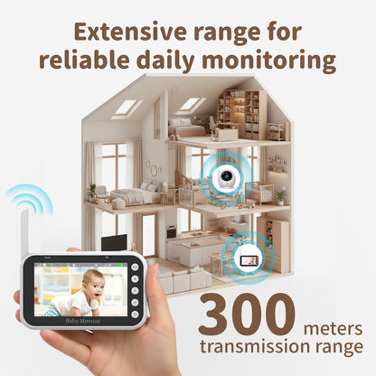 Privacy Baby Monitor 4.3 Inch | No Wi-Fi