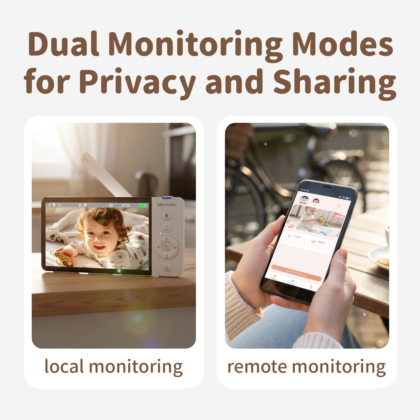 Smart Baby Monitor 5“ HD |App Access