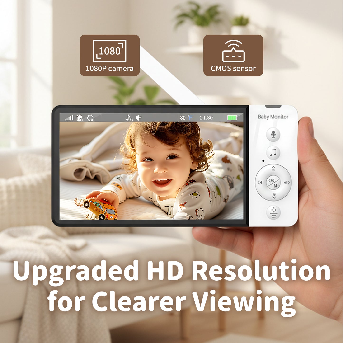 Smart Baby Monitor 5“ HD |App Access