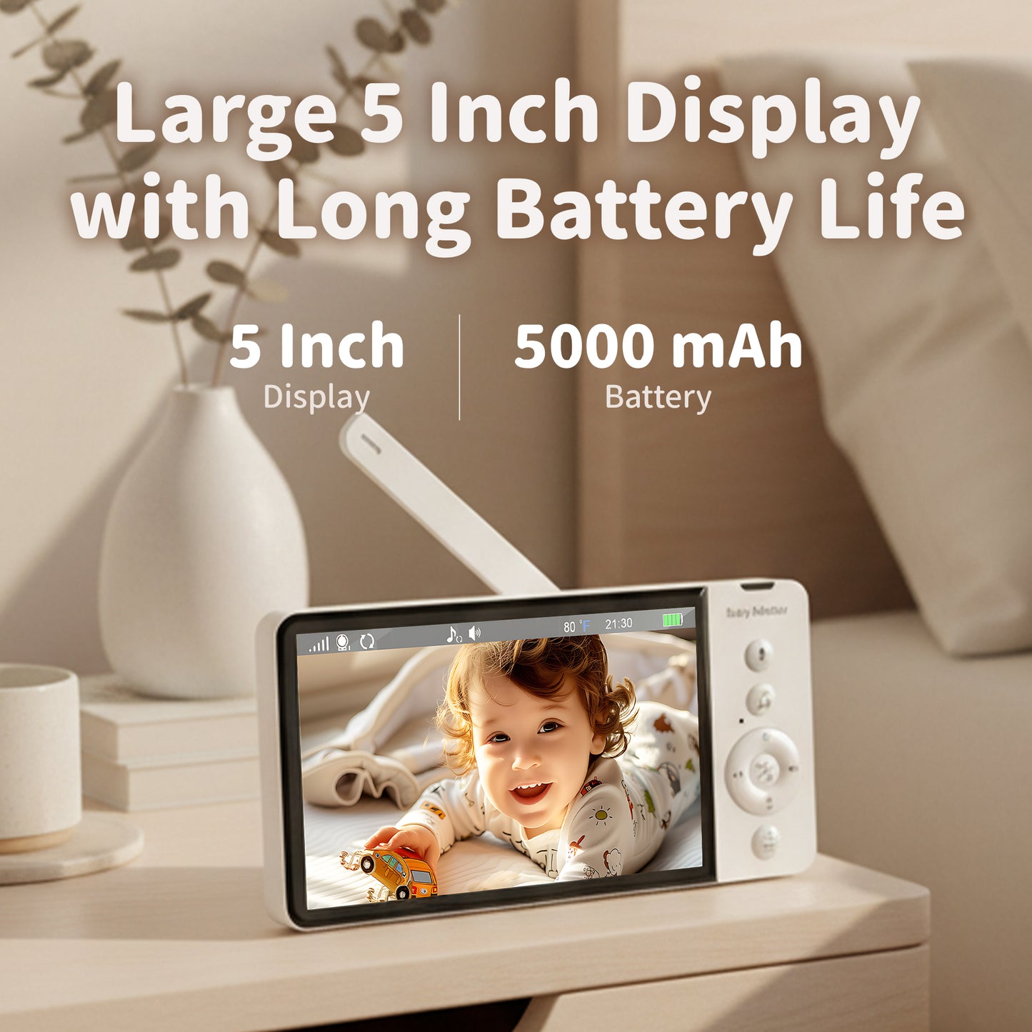 Smart Baby Monitor 5“ HD |App Access