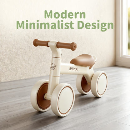 4-Wheel Baby Balance Bike | First Toddler Ride-On for Ages 1–3