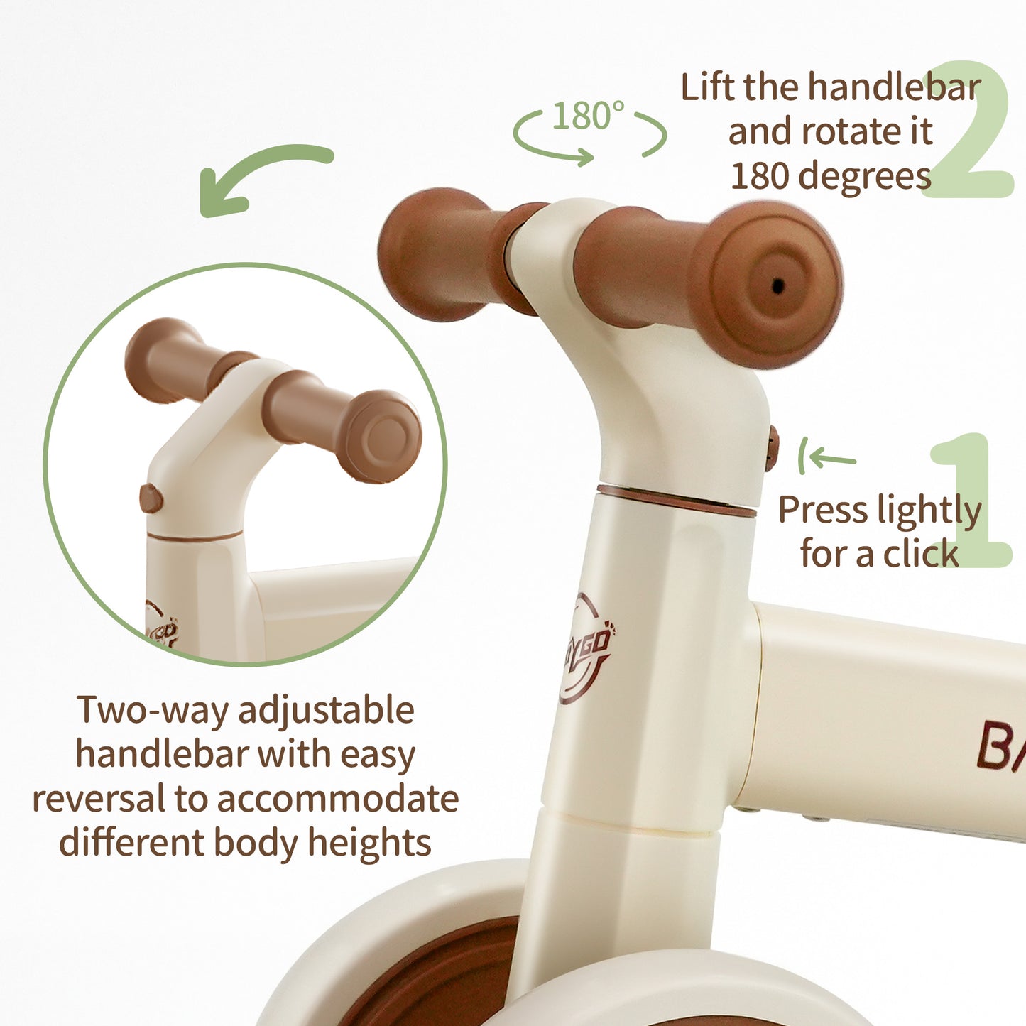 4-Wheel Baby Balance Bike | First Toddler Ride-On for Ages 1–3