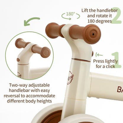 4-Wheel Baby Balance Bike | First Toddler Ride-On for Ages 1–3