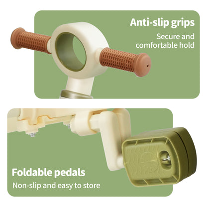 3-in-1 Convertible Tricycle | Toddler Balance Bike, Push Bike & Ride-On