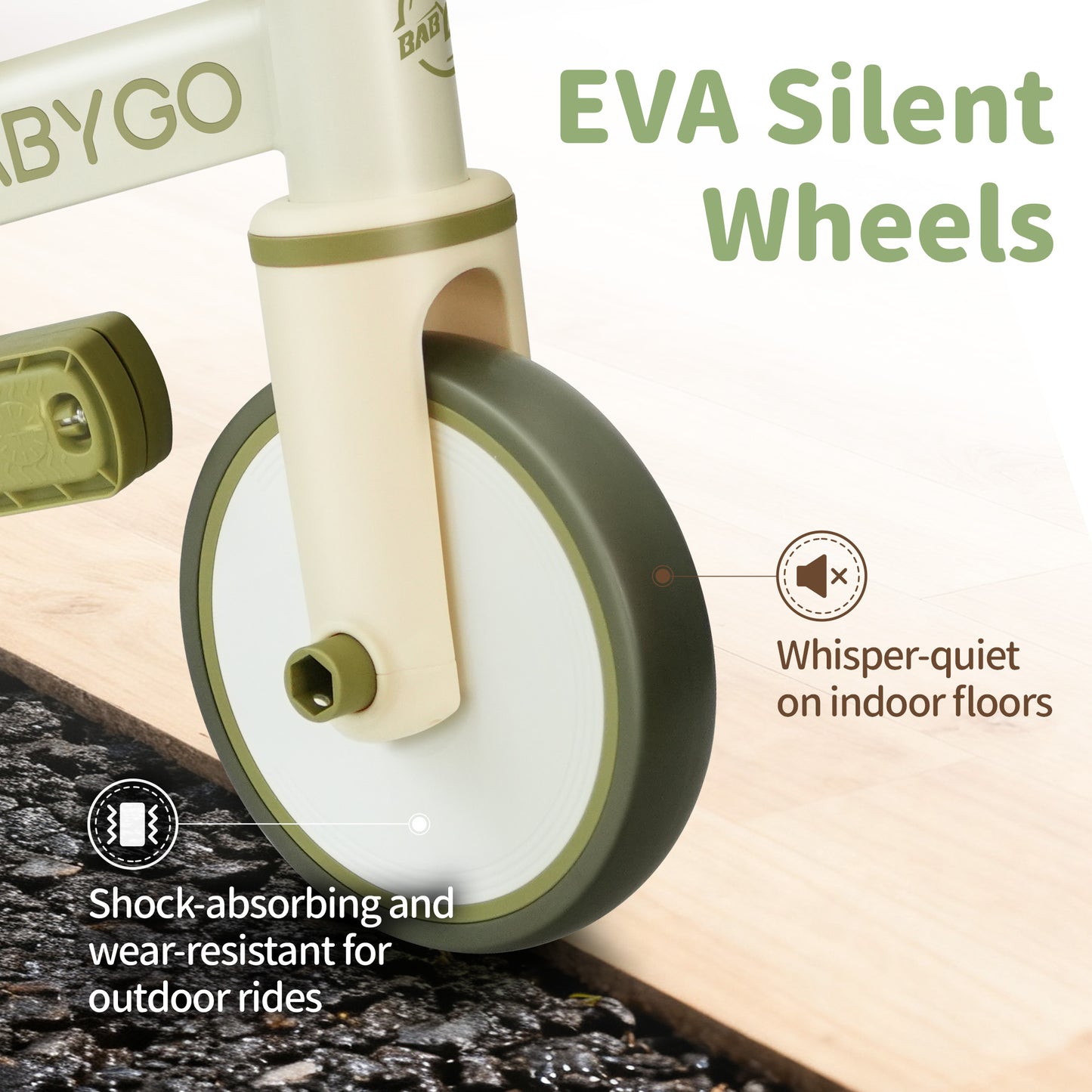 3-in-1 Convertible Tricycle | Toddler Balance Bike, Push Bike & Ride-On