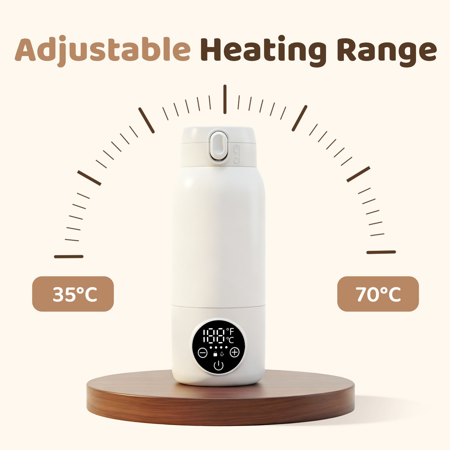 Wireless Milk Fast Heater 35–70°C