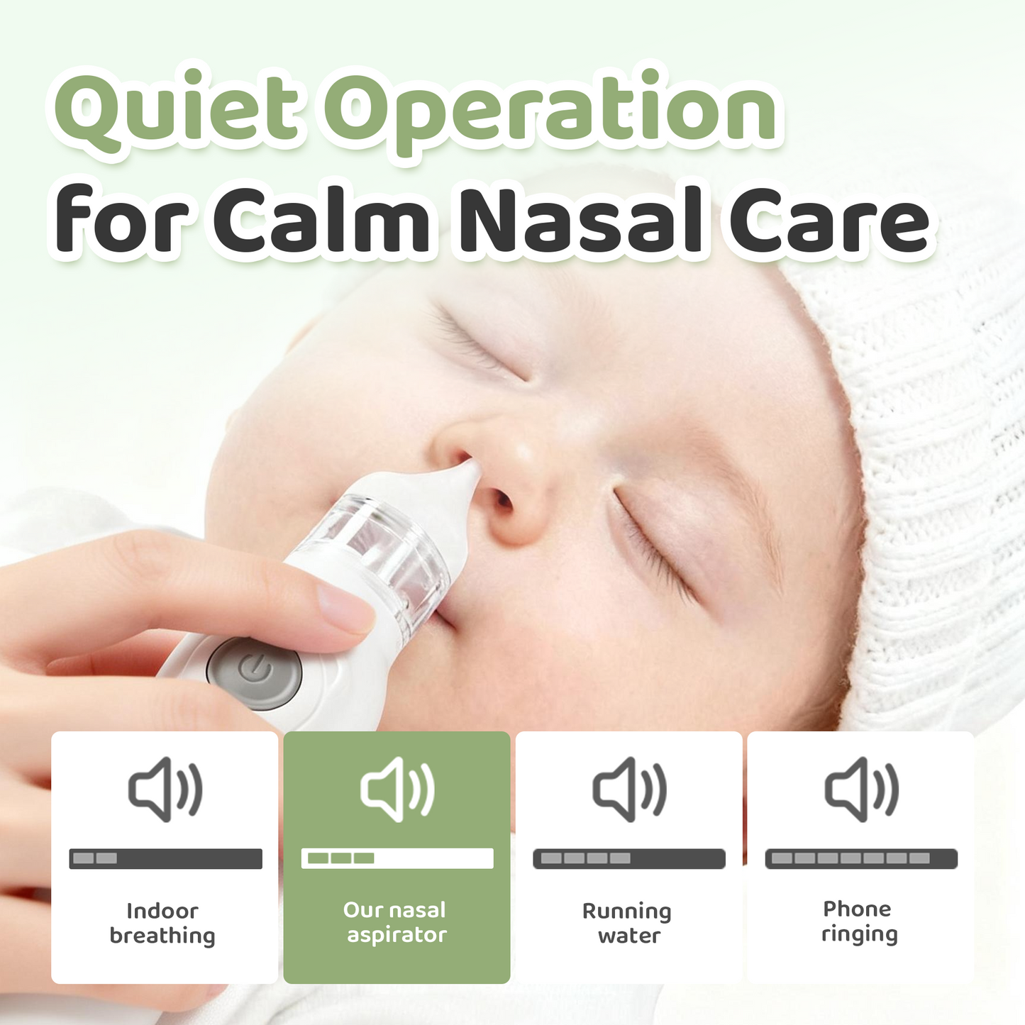 Baby Electric Nasal Aspirator with Adjustable Suction