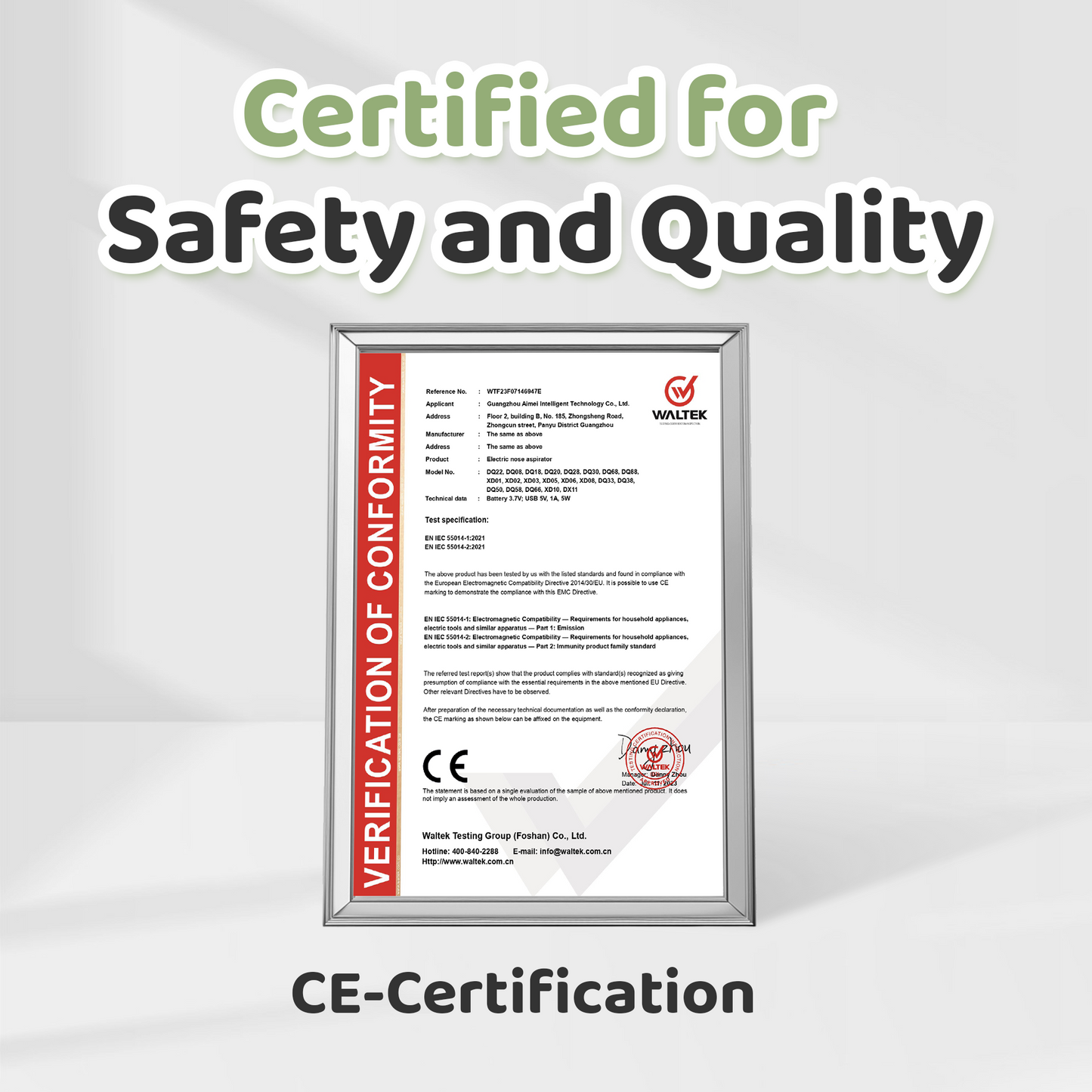 Baby Electric Nasal Aspirator with Adjustable Suction