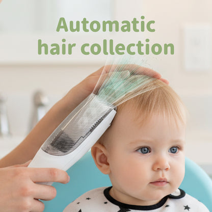 Wireless Baby Hair Clipper with Vacuum Function