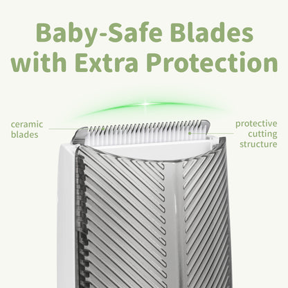 Wireless Baby Hair Clipper with Vacuum Function