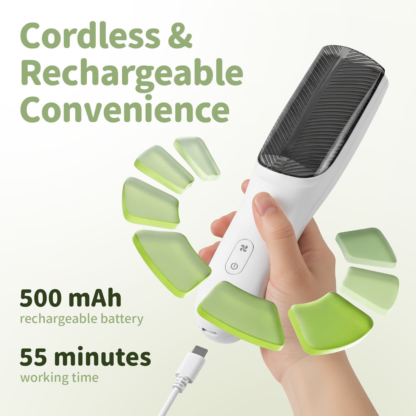 Wireless Baby Hair Clipper with Vacuum Function