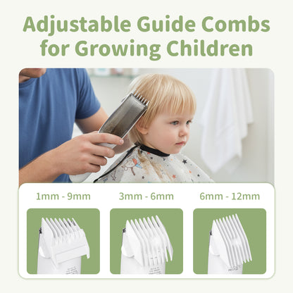 Wireless Baby Hair Clipper with Vacuum Function