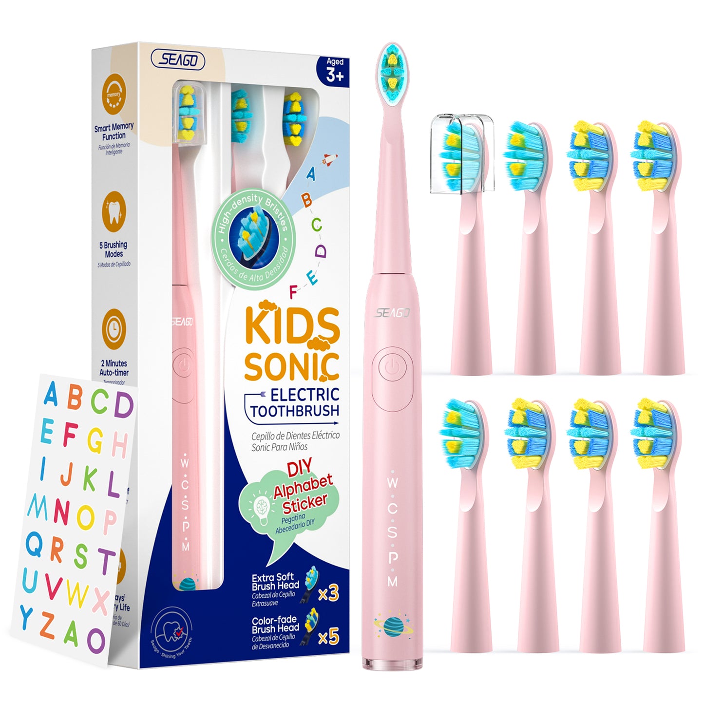 Electric Toothbrush with 5 Brushing Modes| Ages 3–15