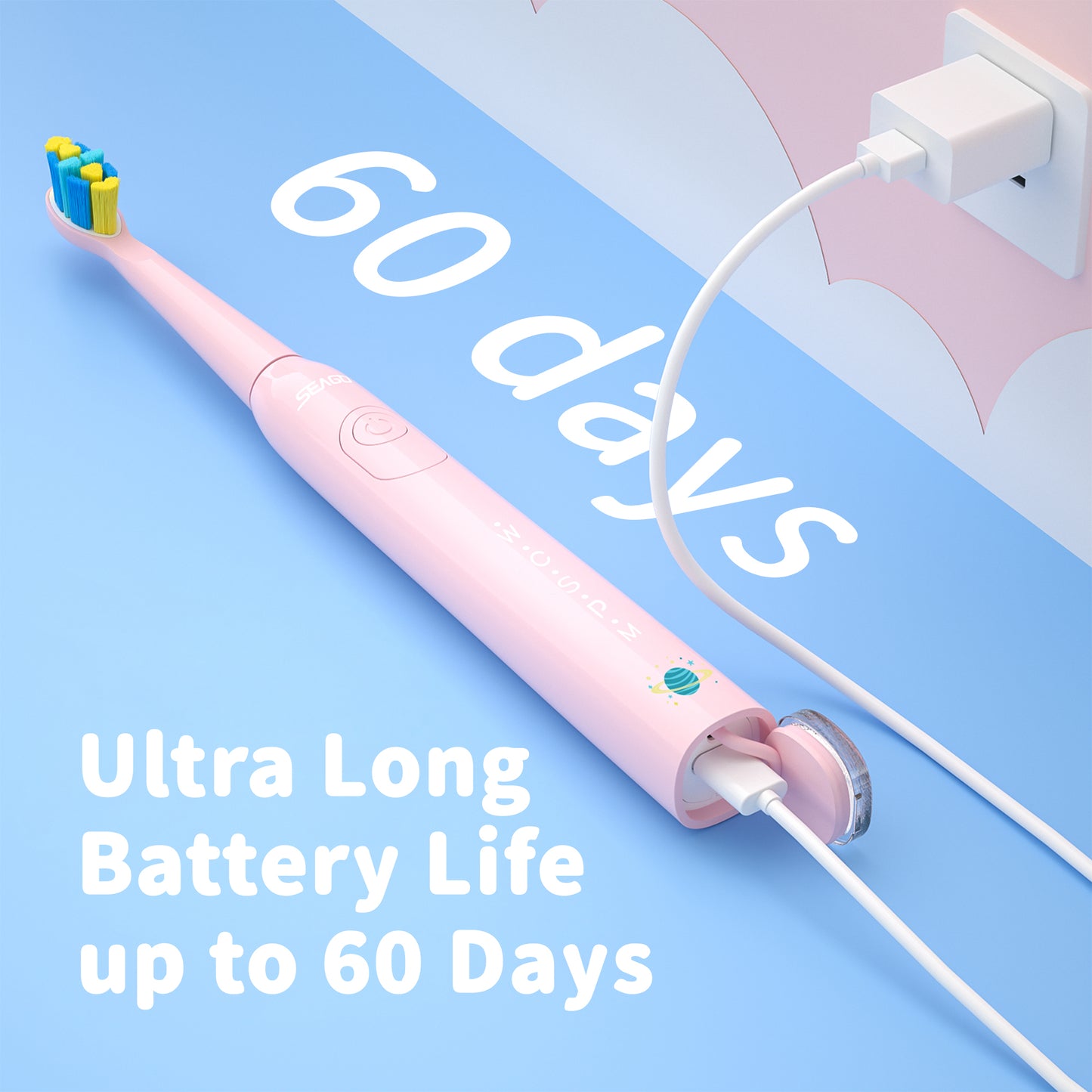 Electric Toothbrush with 5 Brushing Modes| Ages 3–15