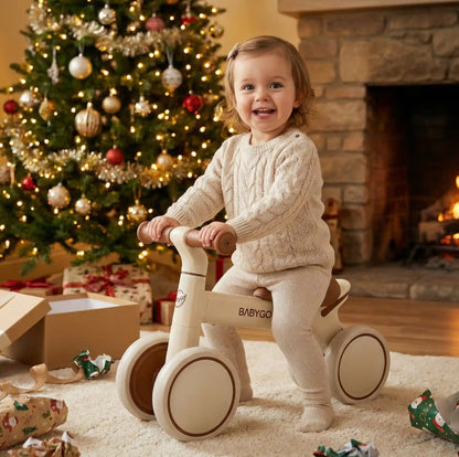 4-Wheel Baby Balance Bike | First Toddler Ride-On for Ages 1–3